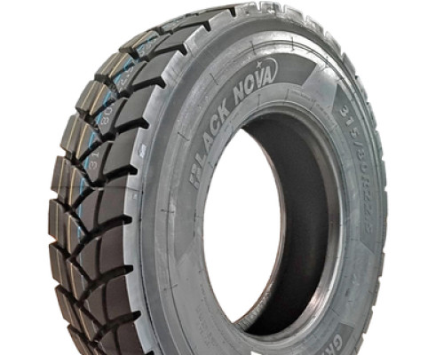 315/80R22.5 Black Nova Gravel G6 157/154K PR20 Кар'єрна вантажна шина
