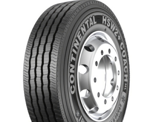 295/80R22.5 Continental HSW2+ Coach 154/149M Рульова вантажна шина